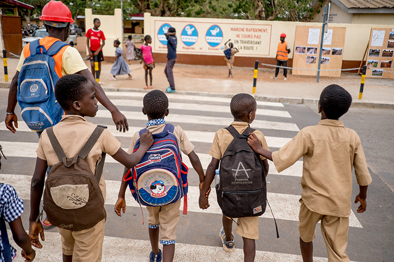 Safety upgrades at two schools in Côte d’Ivoire are now allowing learners to access their school safely.