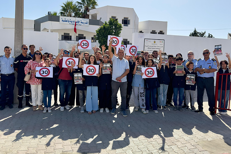 ASR has been campaigning for low speed street across Tunisia.